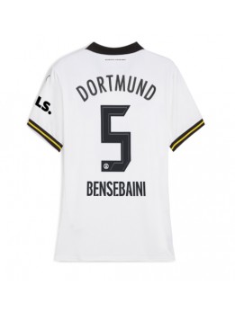 Borussia Dortmund Ramy Bensebaini #5 Ausweichtrikot für Frauen 2024-25 Kurzarm